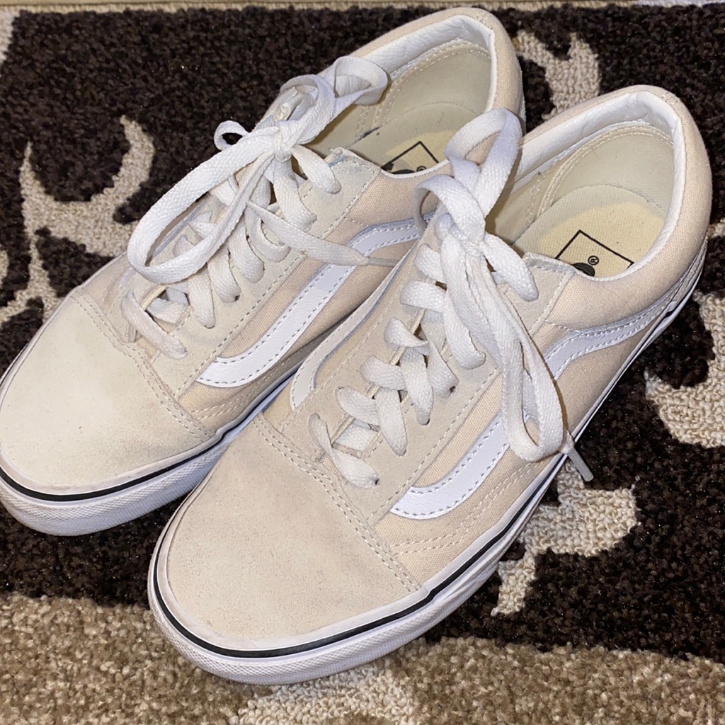 Off White Colored Vans